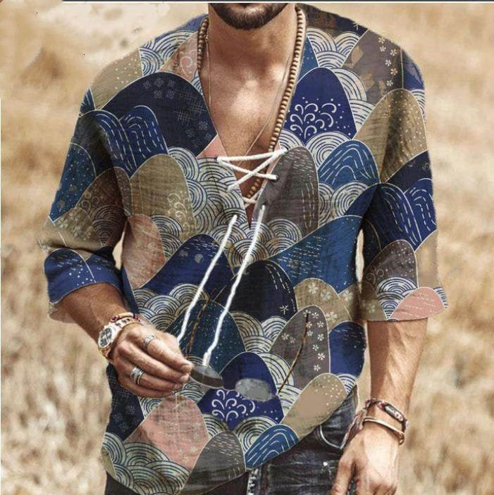 Loose fit men's T-shirt by Ancient Energy in large size, featuring a hot style design, casual and comfortable for everyday wear.
