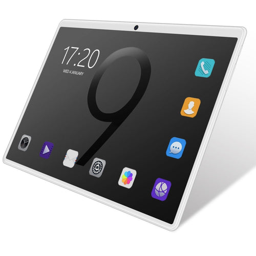 Ancient Energy 10-inch tablet PC with GPS, WiFi, dual SIM cards, dual standby, and Bluetooth connectivity.