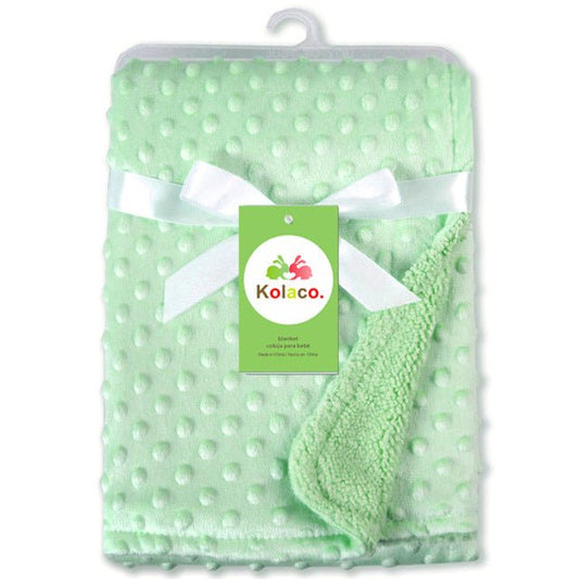 Ancient Energy Polar Dot baby blanket, newborn swaddle wrap with soft fabric and envelope design for infant bedding.