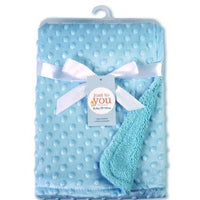 Ancient Energy Polar Dot Baby Blanket, soft swaddle wrap for newborns, cozy bedding and envelope-style baby blanket.