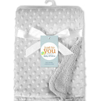 Ancient Energy Polar Dot Baby Blanket for newborns, soft swaddle wrap with adorable dot pattern, ideal for baby bedding and wrapping.