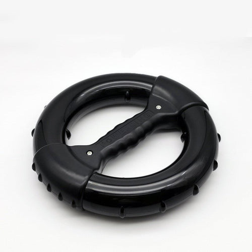 Portable Ancient Energy Ring Muscle Gym for home fitness, showing a compact exercise trainer with handles and resistance rings.