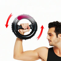 Ancient Energy portable ring muscle gym trainer for home fitness, showing the compact exercise equipment with rings and handles.