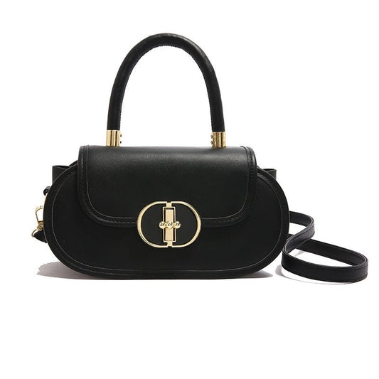 Ancient Energy premium retro matte tote bag featuring autumn-themed design, crossbody style, mini round shape, stylish and versatile.