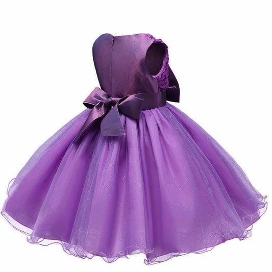Ancient Energy princess flower girl dress with a summer tutu design, suitable for weddings and birthday parties.