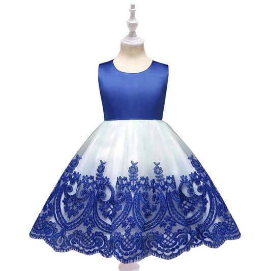 Ancient Energy princess flower girl dress with a summer tutu design, suitable for weddings and birthday parties.