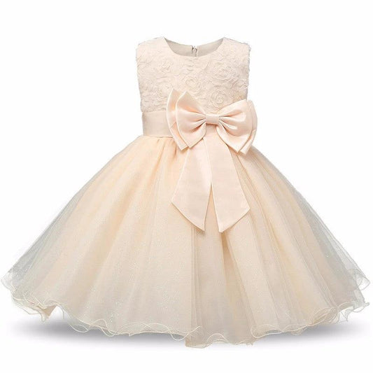 Ancient Energy girl's princess flower dress with a floral tutu for summer weddings and birthday parties, featuring a charming design.