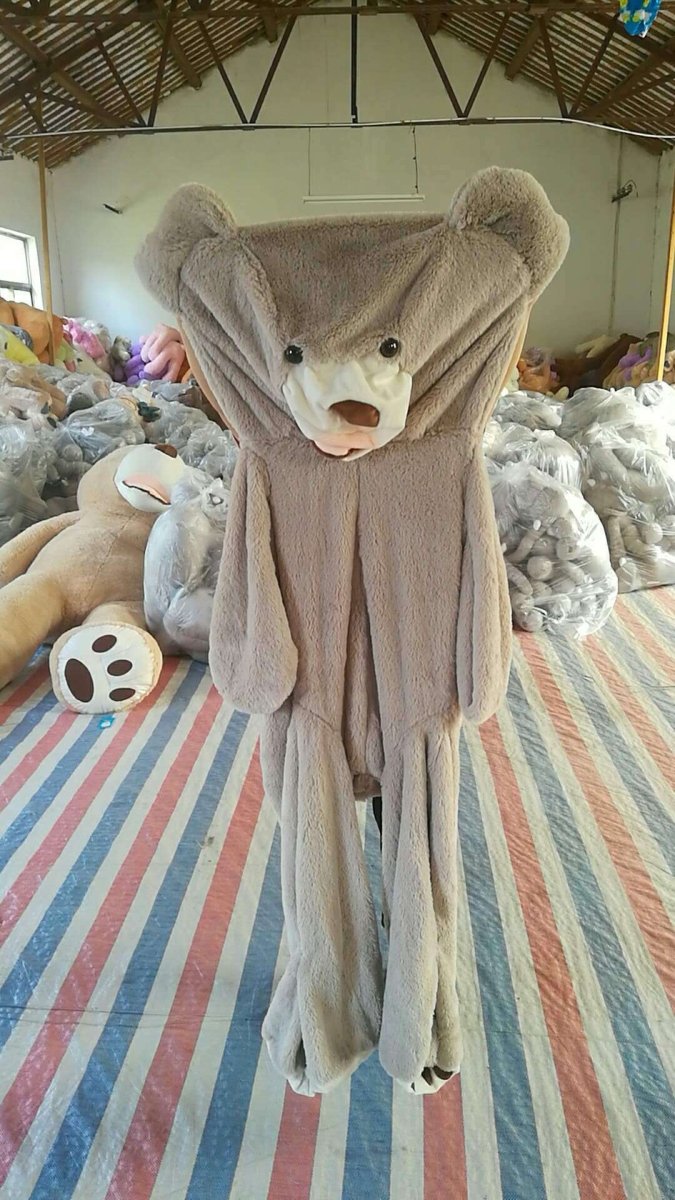 Realistic plush bear toy from Ancient Energy, soft and charming, perfect for cuddling and safe for children.