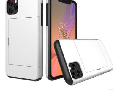 Ancient Energy Robust Dual Layer Hybrid Defender Armor Case for reliable phone protection with textured black and gray design.