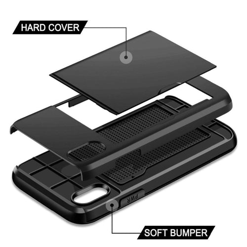 Ancient Energy Robust Dual Layer Hybrid Defender Armor Case for reliable phone protection, showing rugged design and sturdy construction.
