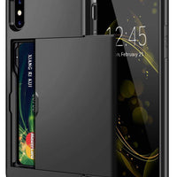 Ancient Energy hybrid defender armor case with dual-layer design, rugged black phone protection for reliable durability.