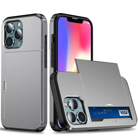 Ancient Energy Robust Dual Layer Hybrid Defender Armor Case on a smartphone, providing reliable protection with a rugged design.