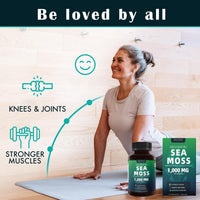 Ancient Energy Seaweed Compound Vitamin Capsules in a bottle, showing the supplement packaging with capsules inside.