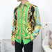 Thin unisex shirts with Yan palace pattern printing by Ancient Energy, featuring a stylish personality design for men and women.