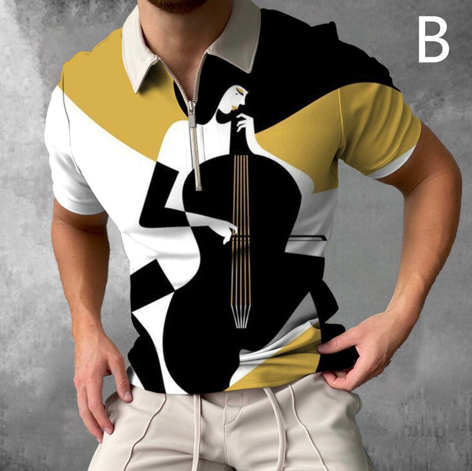 Ancient Energy men's short sleeve streetwear t-shirt with face art print, casual men's fashion shirt, modern graphic design.