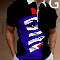 Ancient Energy men's short sleeve streetwear T-shirt featuring a bold face art print and modern design.