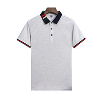 Ancient Energy short-sleeved summer business polo shirt in breathable fabric, featuring a classic collar and logo detail.