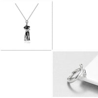 Unisex Simple Love Hug Necklace by Ancient Energy, featuring a heart-shaped pendant, ideal for couples' jewelry and Valentine's Day.