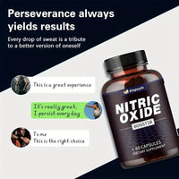 Ancient Energy Sinpuyle Nitric Oxide Endurance Capsules for athletes, showing the capsules in a clear container with athletic-themed background.