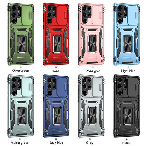 Ancient Energy sliding window ring bracket multifunctional phone case showing the ring holder and case design for a smartphone.