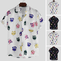 Printed Slim Fit Men’s Shirt by Ancient Energy, showcasing a stylish design with a classic collar and long sleeves.