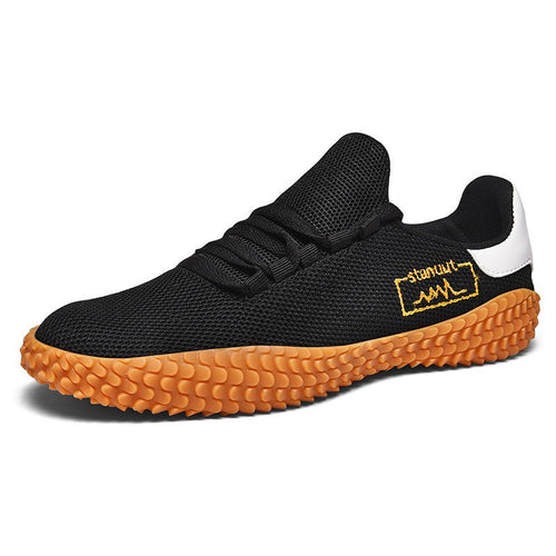 Ancient Energy men's spring and summer woven casual sneakers, breathable large size Korean Forrest Gump style shoes.