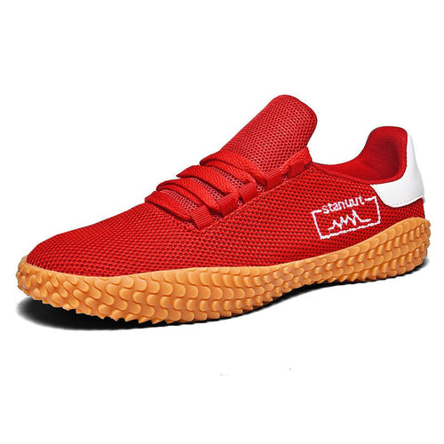 Ancient Energy men's breathable woven casual sneakers for spring and summer, featuring a Korean Forrest Gump style design.