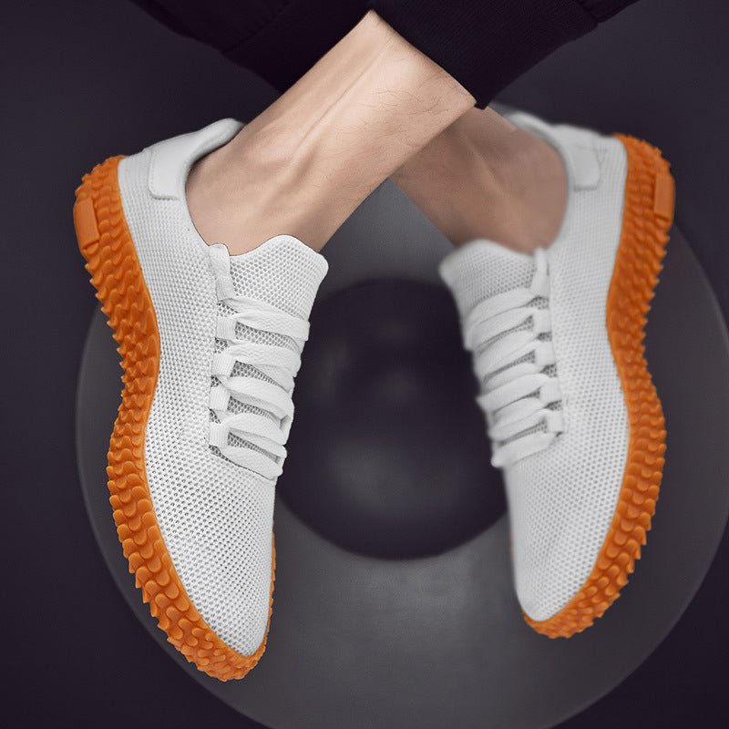 Ancient Energy men's spring and summer woven casual sneakers, breathable large size, Korean Forrest Gump style, lightweight design