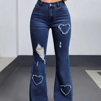 Light blue stylish casual denim jeans for women by Ancient Energy, featuring a classic fit and modern design.