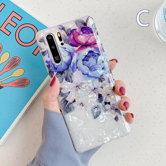 Ancient Energy retro flower phone case for Samsung Galaxy S21, S20, S10, S9, S8 Plus, featuring floral design and protective cover.
