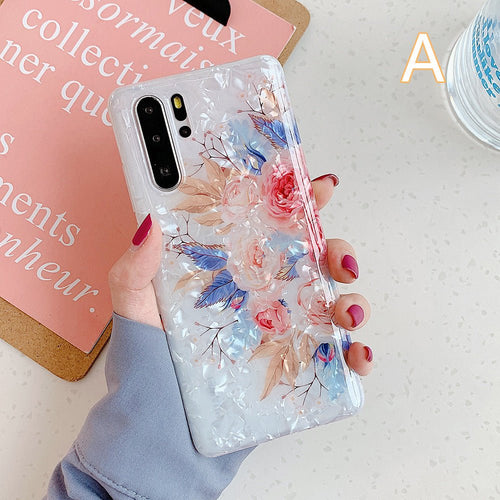 Ancient Energy retro flower phone case for Samsung Galaxy S21, S20, S10, S9, S8 Plus, featuring floral design and protective cover.