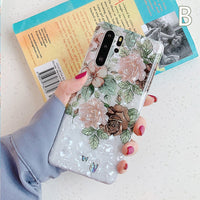 Ancient Energy retro flower phone case for Samsung Galaxy S21, S20, S10, S9, S8 Plus, featuring floral design and protective cover.