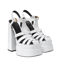 Ancient Energy summer thick high heels with fish mouth design, stylish European and U.S. fashion footwear