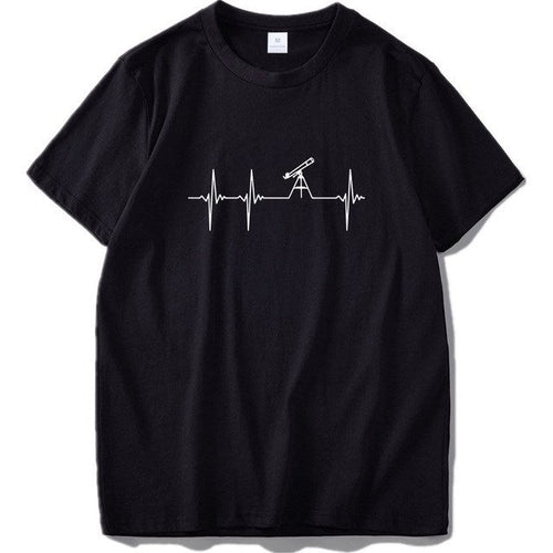 Ancient Energy men's slim fit T-shirt with cartoon solid design, casual style, made from comfortable fabric.
