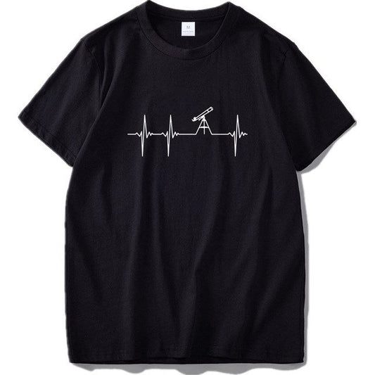 Ancient Energy men's slim fit T-shirt with cartoon solid design, casual style, made from comfortable fabric.