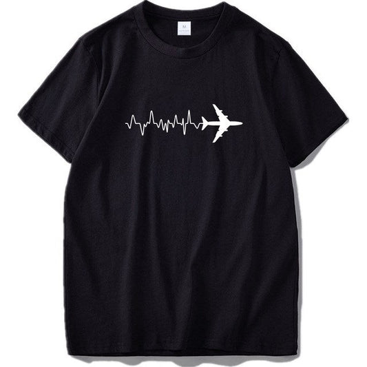 Ancient Energy men's slim fit T-shirt with cartoon solid color design, casual style, made from comfortable fabric.