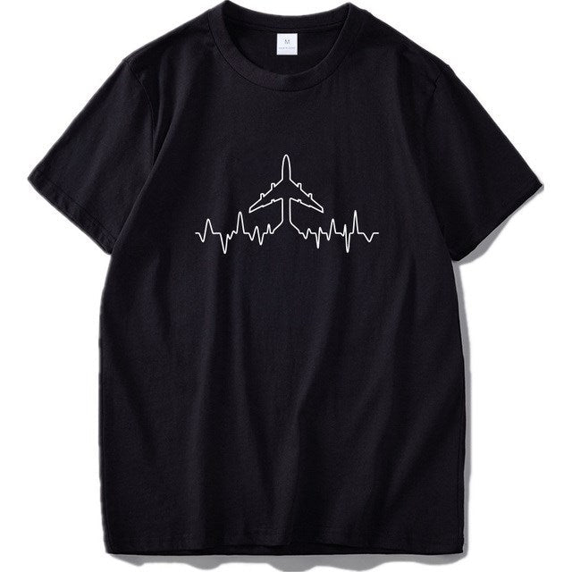Ancient Energy men's slim fit T-shirt with cartoon solid design, casual style, black color, and crew neckline.