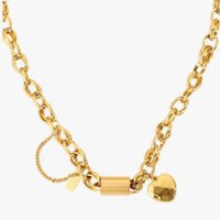 Ancient Energy titanium bracelet with a heart-shaped pendant, featuring a sleek and versatile design for stylish wear.