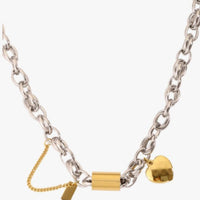 Ancient Energy titanium bracelet featuring a heart-shaped pendant, stylish and versatile jewelry accessory for everyday wear.