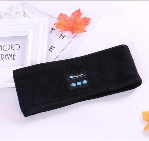 Ancient Energy wireless Bluetooth headband for outdoor fitness and yoga, featuring a comfortable design with built-in audio for active use.