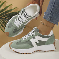 Women's chunky-soled sneakers by Ancient Energy with lace-up casual design, featuring a thick rubber sole and stylish upper.