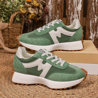 Women's chunky-soled sneakers by Ancient Energy, lace-up casual shoes with thick soles and stylish design.