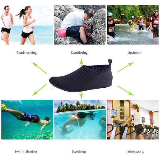 AquaFlex Unisex Water Shoes - Quick-Dry Beach Yoga Swim Socks - MANDOTOS