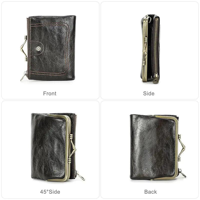 Authentic Leather Ladies' Wallet - MANDOTOS