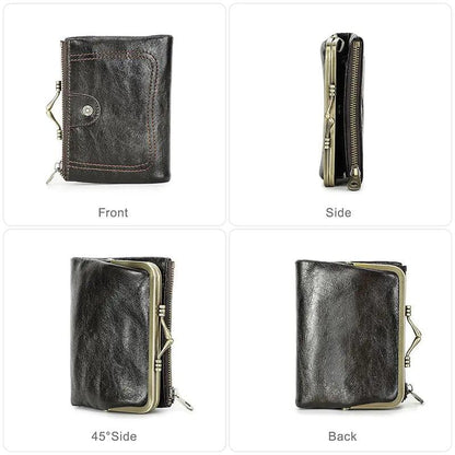 Authentic Leather Ladies' Wallet - MANDOTOS