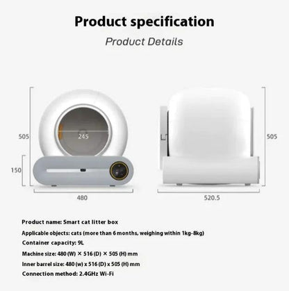 AutoClean Cat Litter Box - MANDOTOS