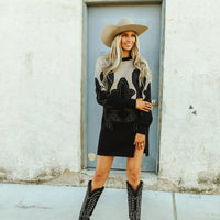 Fiery Knit Sweater Dress: Cozy & Stylish for Effortlessly Chic Looks! -