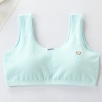 Ancient Energy primary student vest for girls, made of pure cotton, designed as a comfortable junior high and high school underwear.