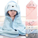 Baby Hooded Bath Towels Cartoon Animal Newborn Soft Towel Blanket Toddler Bathrobe Warm Sleeping Swaddle Wrap for Boys Girls - MANDOTOS