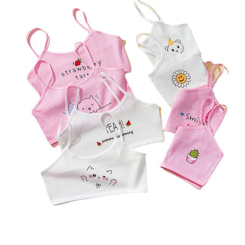 Junior high school girl's bra tube top by Ancient Energy, lightweight and comfortable undergarment for everyday wear.